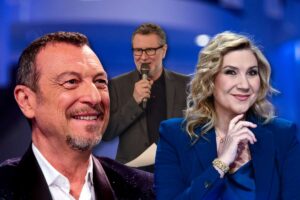 Amadeus, Fabio Fazio, Serena Bortone