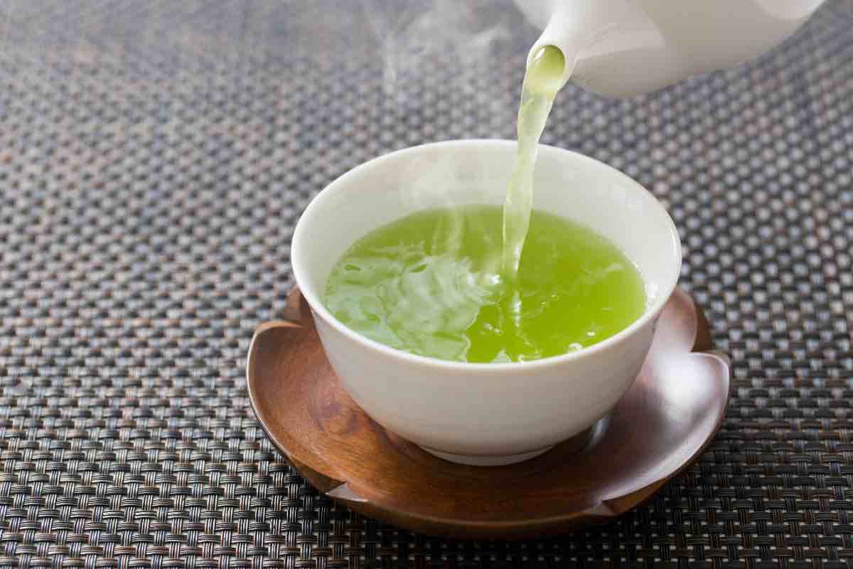 Tazza di tè verde