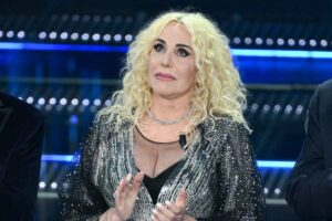 antonella clerici piange a sanremo