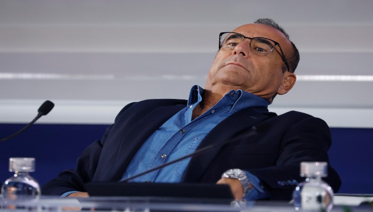 Carlo Conti in conferenza
