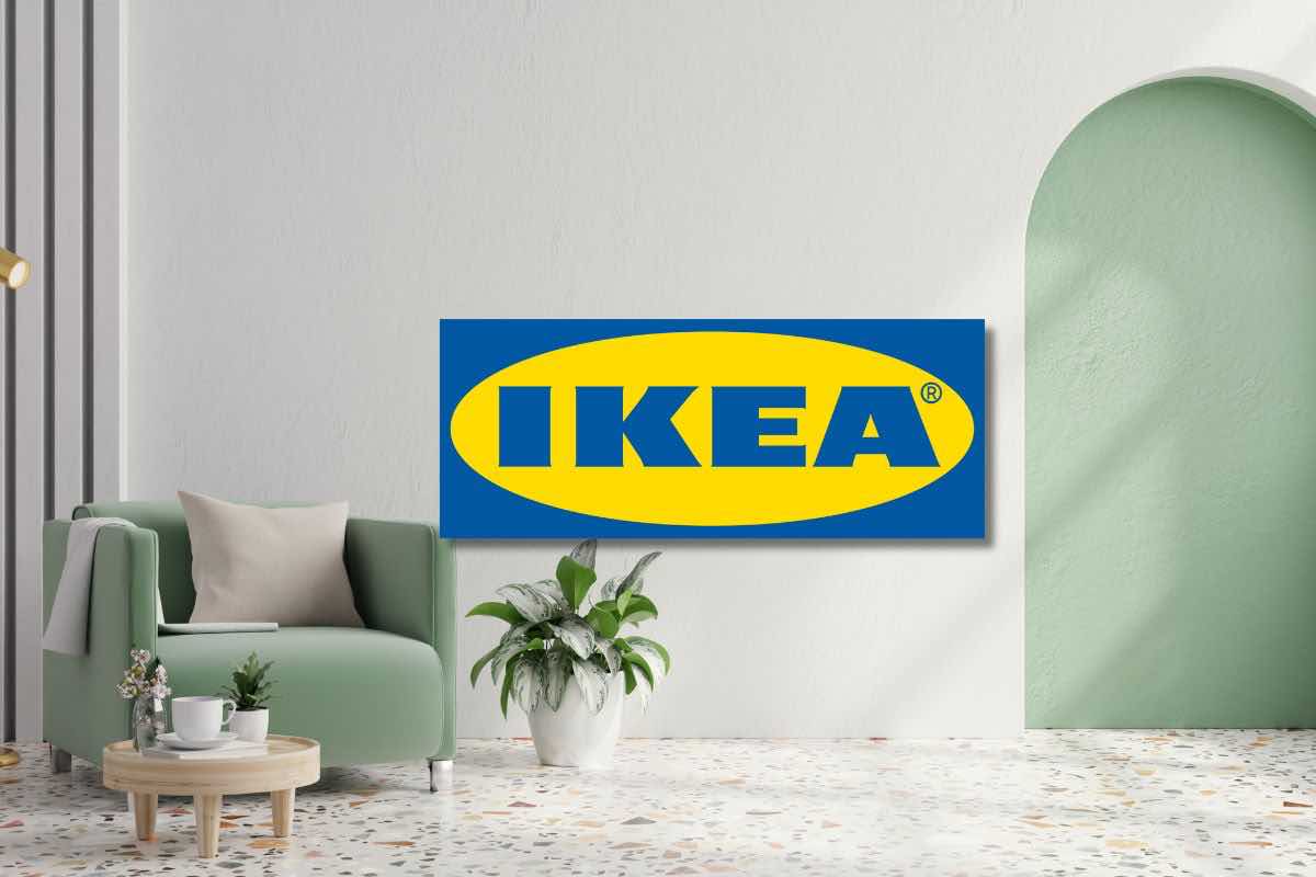 Salotto e logo IKEA