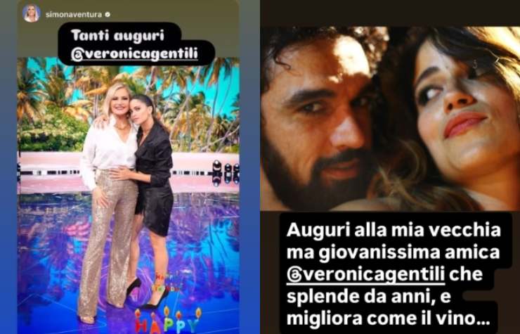 veronica gentili con simona ventura e dino giarrusso