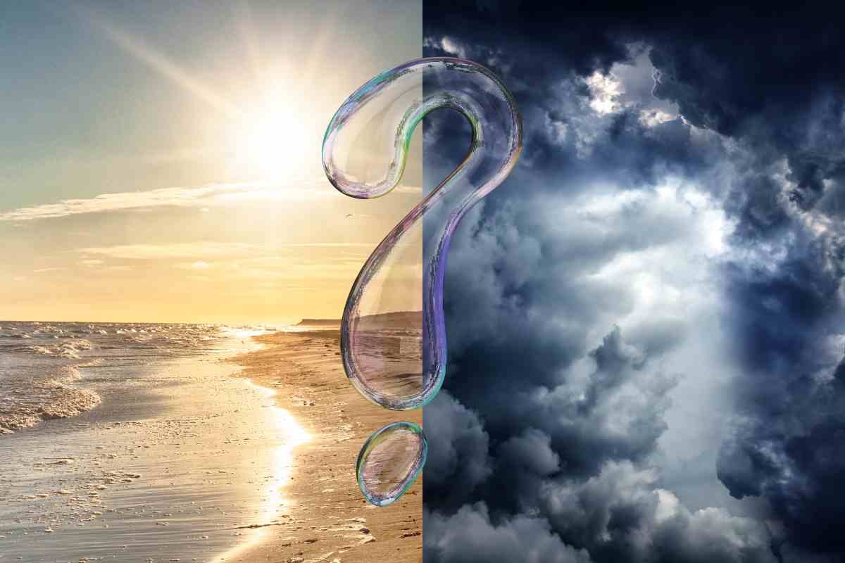 Sole e temporale