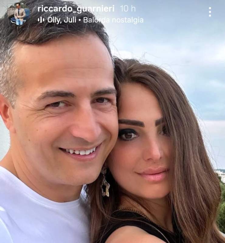 riccardo guarnieri con fidanzata su Instagram