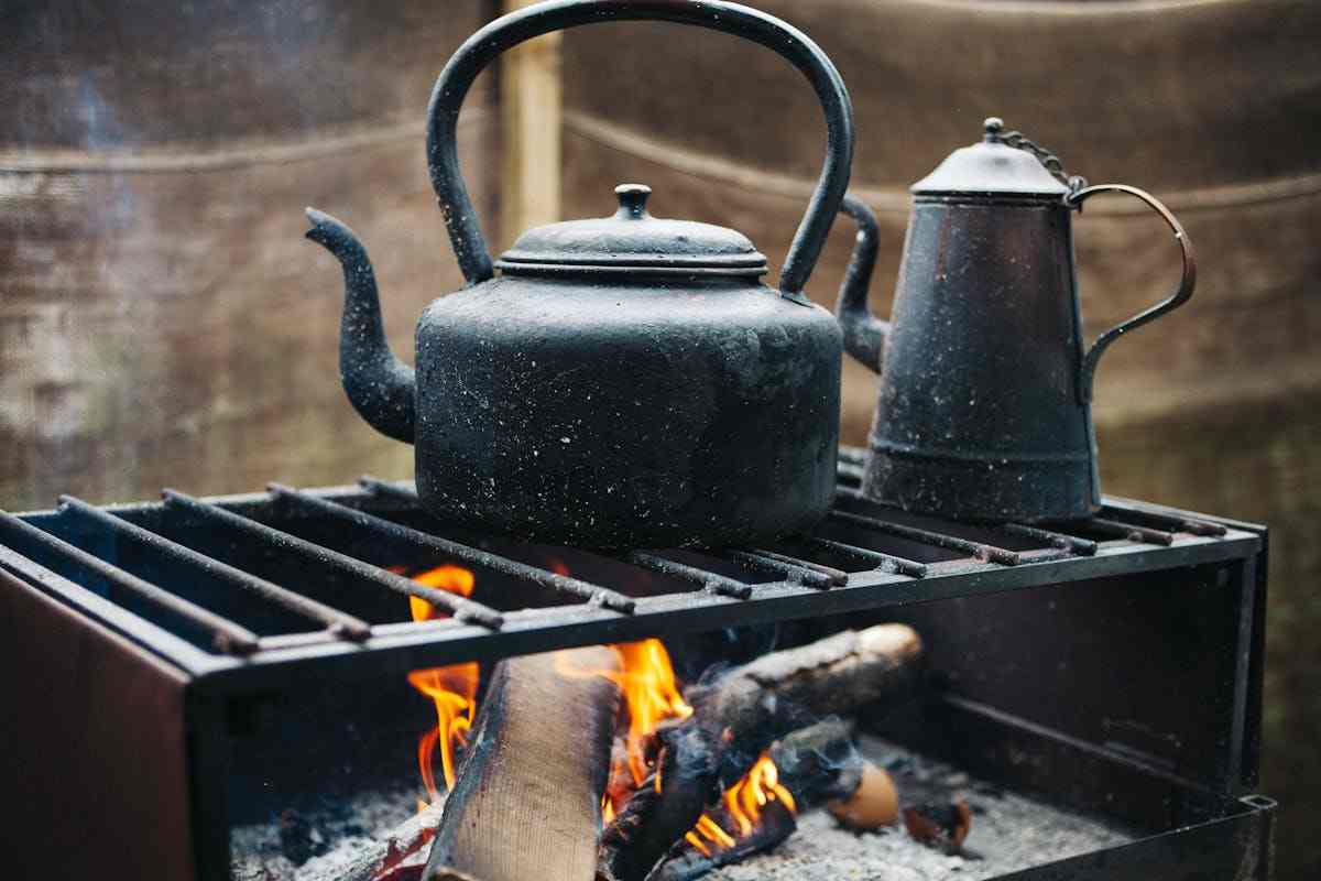 bollitori su fuoco